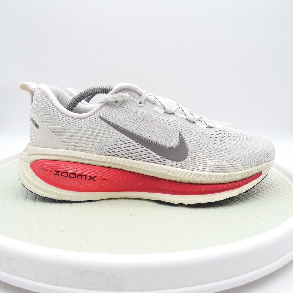 Nike ZoomX Vomero 17 Mens Running Shoes White Grey Red HM6803-001 Size 10.5